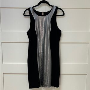 Bailey 44 Elegant Black and Silver Dress